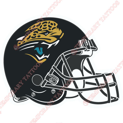 Jacksonville Jaguars Customize Temporary Tattoos Stickers NO.563
